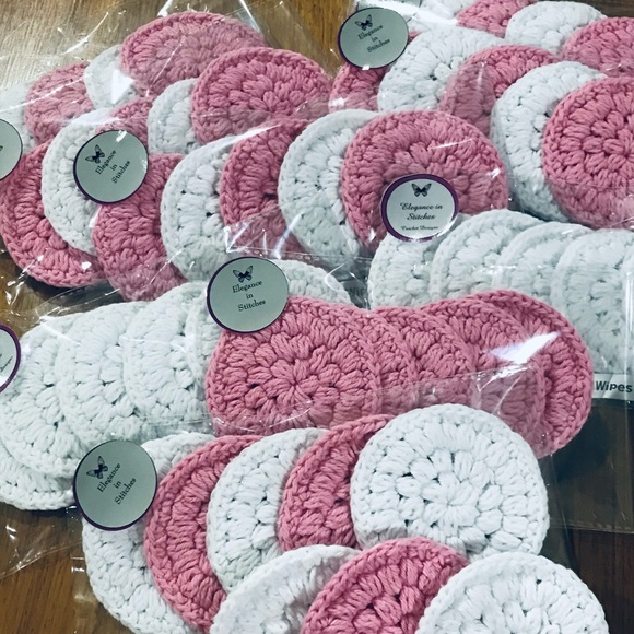 Elegant in Stitches Other - 1 PACK -Washable Face Wipes ‘Elegance in Stitches’